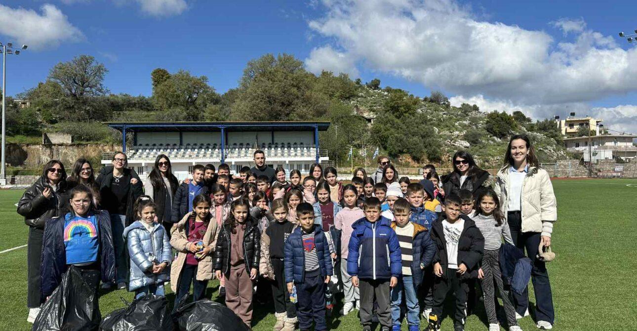 Δράση Καθαρισμού του Χωριού από τους μαθητές του Δημοτικού Σχολείου Λιβαδίων